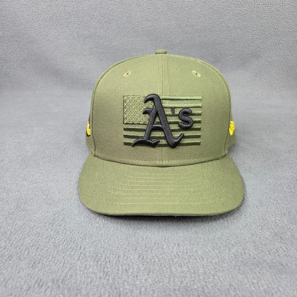 Oakland A's SnapBack Armed Forces Memorial Day Official Hat - 9Fifty OSFA NEW